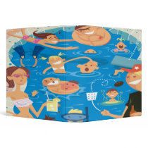 pool fun notebook binders by dooni_notebooks pool fun notebook binders