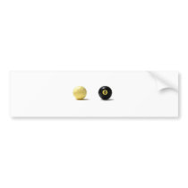 Pool Game Bumper Sticker