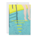 Pool house festival Invitation