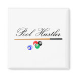 Pool Hustler Fridge Magnet