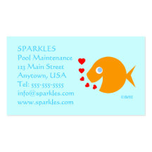 Pool Maintenance Business Card