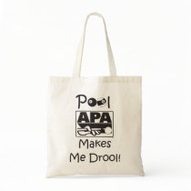 Pool Makes Me Drool Canvas Bag
