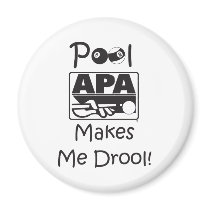 Pool Makes Me Drool Fridge Magnets
