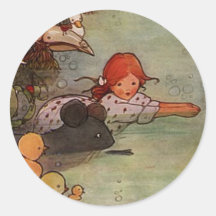 Pool of Tears Round Stickers