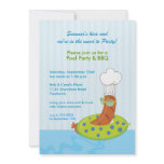 Pool Party BBQ Invitation invitations