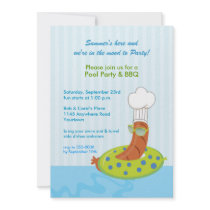 Pool Party BBQ Invitation