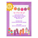 Pool Party Birthday Celebration Invitations