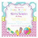 Pool Party Birthday Invitation