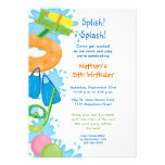 Pool Party Birthday Invitation