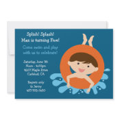 Pool Party Birthday Party Invitation invitation