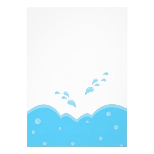 Pool Party -Boy Custom Invitations