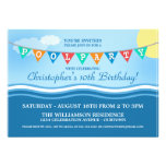 Pool Party Celebration Invitations