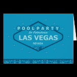 POOL PARTY In Fabulous Las Vegas Card cards