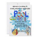 Pool Party Invitation invitation