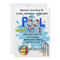 Pool Party Invitation