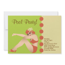 Pool Party Invitation
