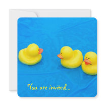 Pool Party Personalized Announcement