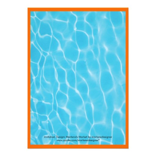 Pool Party Invitation