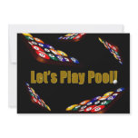 Pool Party Invitation - Billiards