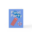Pool Party Invitation cards