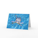Pool Party Invitation with Moonies Cutie Pie cards