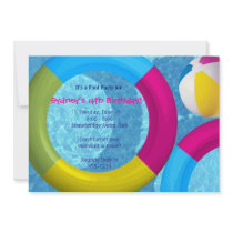 Pool Party Invitations