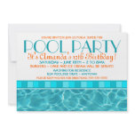 Pool Party Invitations