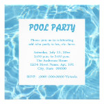 Pool Party Invitations