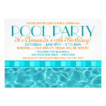 Pool Party Invitations