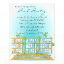 Pool Party! Personalized Invitation
