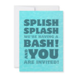 Pool Party Splish Splash Invitation
