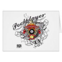 Pool Player For Life Greeting Cards
