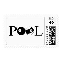 Pool Postage Stamp