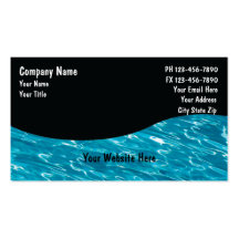 Pool Service Cards Business Card