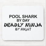 Pool Shark Deadly Ninja by Night Mouse Pads