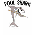 Pool Shark t-shirts by ironydesigns Pool Shark t-shirts