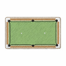 Pool Table embroidered shirts