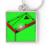 POOL TABLE keychains
