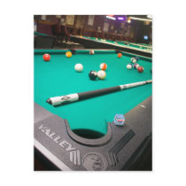 Pool Table Post Card