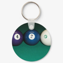 Pool time say 420 keychains
