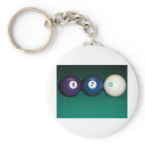 Pool time say 420 key chain