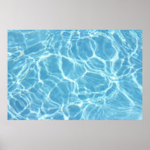 Pool Water Poster
