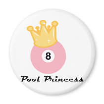PoolChick Pool Princess Magnets