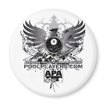 PoolPlayers.com Fridge Magnet