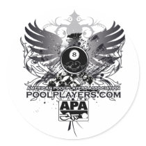 PoolPlayers.com Sticker