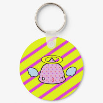Poop Angel keychains by kawaii Poop Angel keychains
