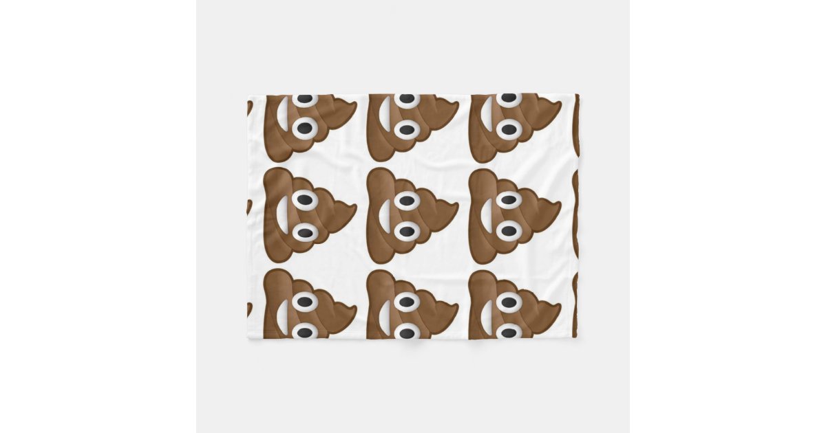 poop emoji blanket Zazzle
