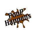 Poop Happens (Brown) t-shirts