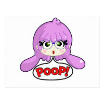 Poop! Postcard