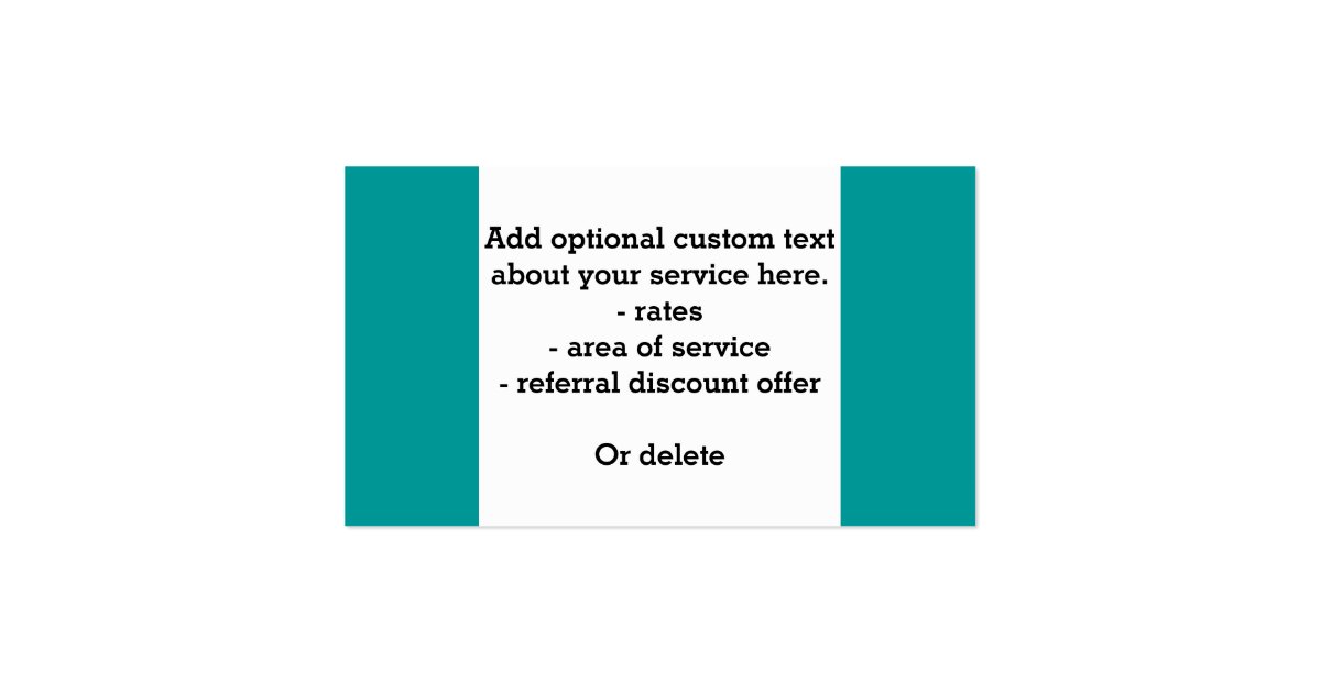 Pooper Scooper.Pet waste removal.Custom text/color Business Card Zazzle